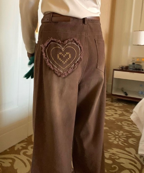 「DIAVEL」 デニムパンツ L ブラック レディース_画像4