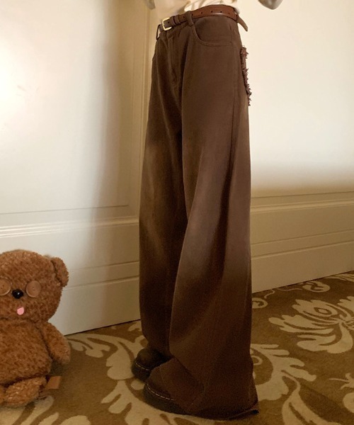 「DIAVEL」 デニムパンツ L ブラック レディース_画像5