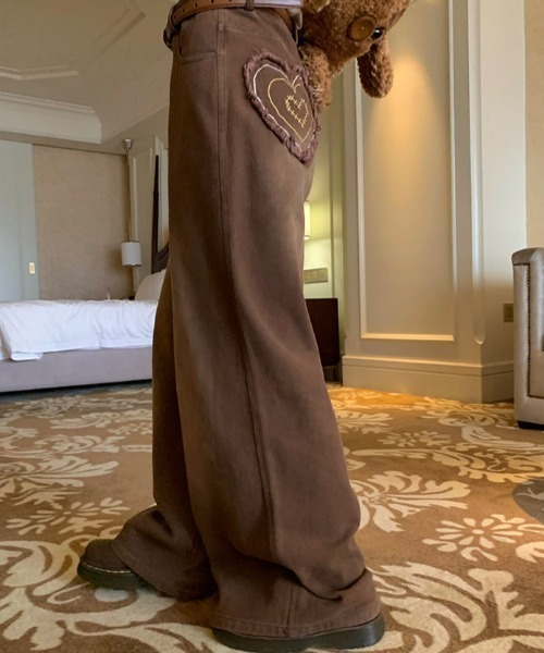 「DIAVEL」 デニムパンツ L ブラック レディース_画像8