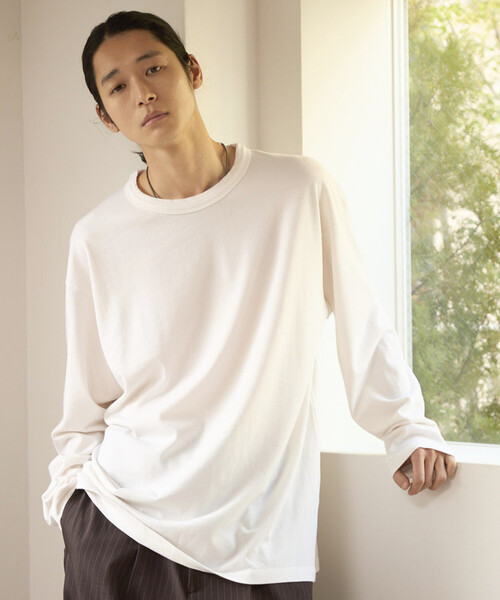 東京ヴェルディ FREAK’S STORE ロングスリーブTシャツ ホワイト L FREAK'S STORE（フリークスストア） tシャツ SUPER MERINO WOOL×INKEEP