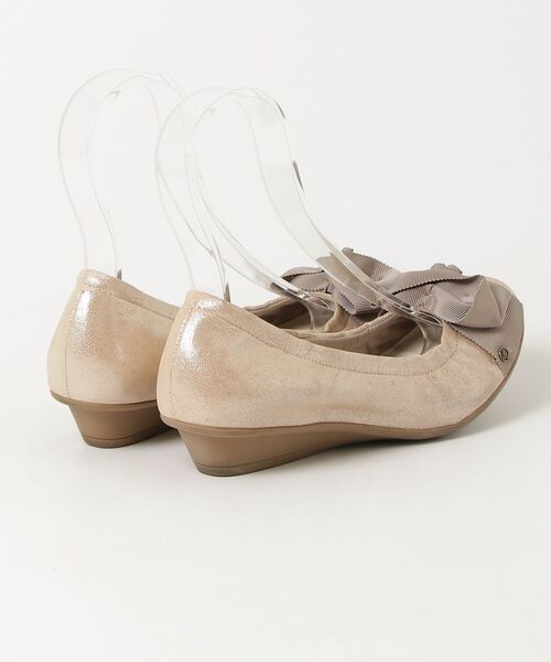 「LANVIN en Bleu」 フラットパンプス 23cm ベージュ レディース_画像2