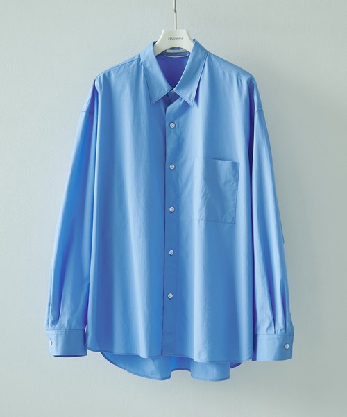 【STUDIOUS】Oversized4wayShirt/オーバーサイズシャツ STUDIOUS（ステュディオス） シャツ 「STUDIOUS」Clear broad Shirts