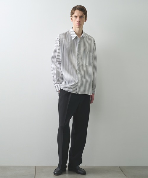 STUDIOUS（ステュディオス） シャツ 「STUDIOUS」Clear broad Shirts