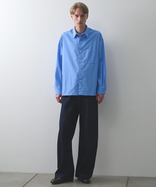 STUDIOUS（ステュディオス） シャツ 「STUDIOUS」Clear broad Shirts