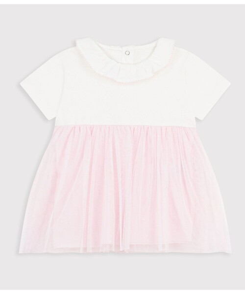 PETIT BATEAU（プチバトー） ワンピース チュールワンピース キッズ 