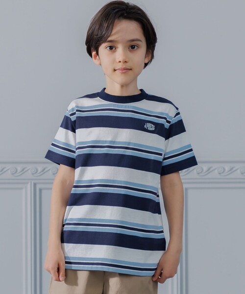 綿Tシャツ５枚セット　170cm （J.PRESS ４枚、１枚） J.PRESS（J.プレス） tシャツ 「140-170cm」マルチボーダー 半袖T