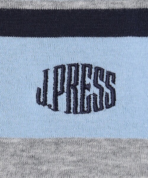 J.PRESS（J.プレス） tシャツ 「140-170cm」マルチボーダー 半袖T
