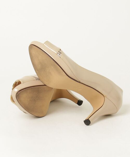 「ESPERANZA」 パンプス 24.5cm ベージュ レディース_画像3