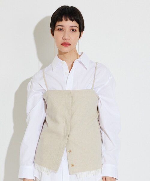 THE PAUSE ブラウス シャツ 「THE PAUSE」キャミブラウス レディース