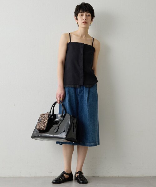 THE PAUSE リネンシャツ ブラウス シャツ 「THE PAUSE」キャミブラウス