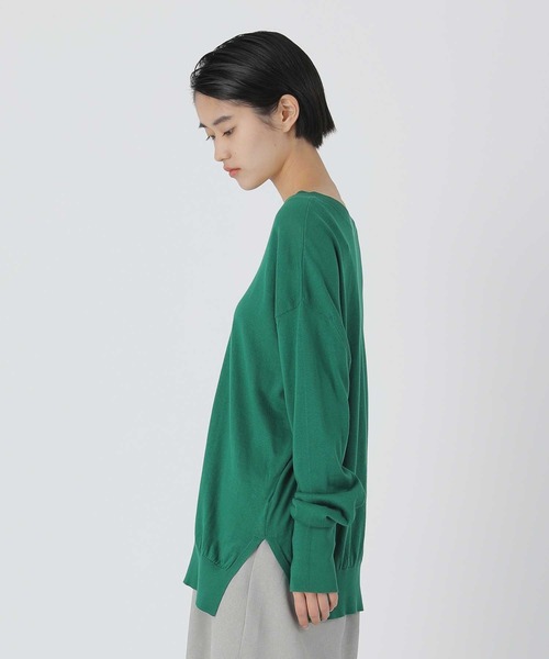 JOHN SMEDLEY（ジョンスメドレー） 長袖ニット M size ネイビー