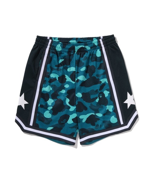 A BATHING APE（アベイシングエイプ） パンツ COLOR CAMO MESH RELAXED