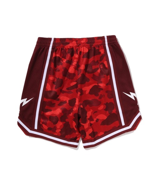 そうた A Bathing Ape レッドカモフラージュショートパンツ A BATHING APE（アベイシングエイプ） パンツ COLOR CAMO MESH RELAXED