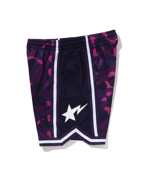 A BATHING APE（アベイシングエイプ） パンツ COLOR CAMO MESH RELAXED