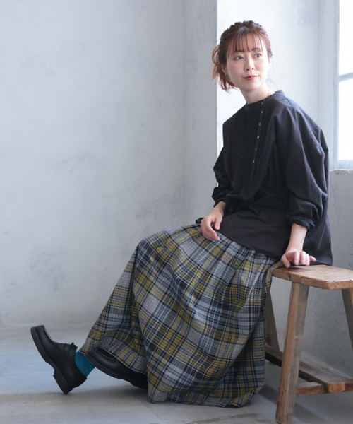 「soulberry」 フレアスカート 3L スミクロ レディース_画像7