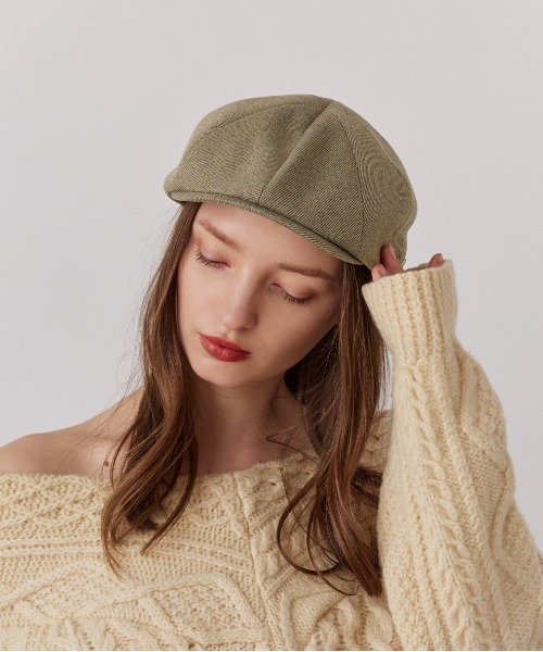 「Chapeau d' O」 ハンチング M/57.5cm ベージュ レディース_画像3