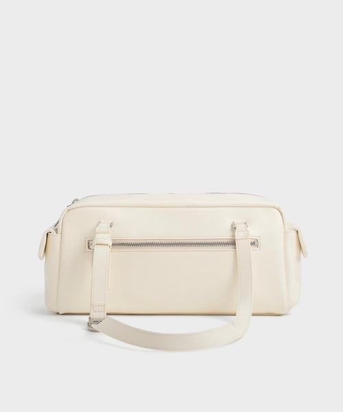 「CHARLES & KEITH」 ショルダーバッグ M バーガンディー レディース
