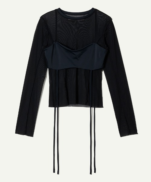 「leinwande」 長袖カットソー MEDIUM ベージュ レディースの画像