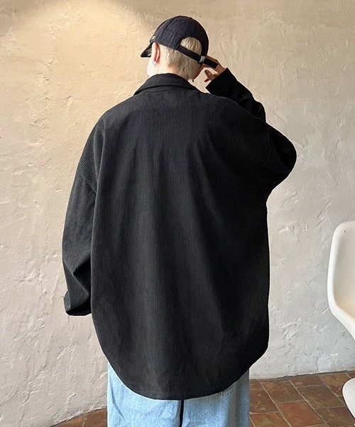 「Ressaca」 長袖シャツ L グレー メンズ_画像5