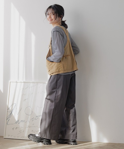 「niko and...」 チノパンツ LARGE ベージュ レディース_画像2
