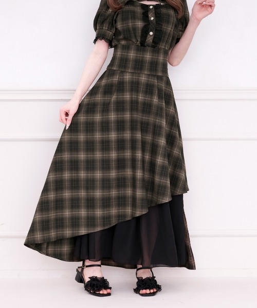 「apres jour」 ロングスカート X-LARGE ブラック系その他 レディース_画像8