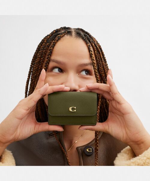COACH（コーチ） 財布 ONE グリーン系その他 レディース : ZOZOTOWN