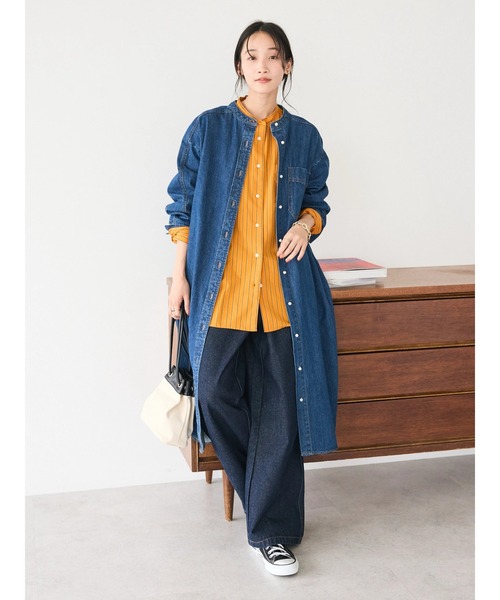 「CRAFT STANDARD BOUTIQUE」 長袖シャツ M オレンジ レディース_画像6