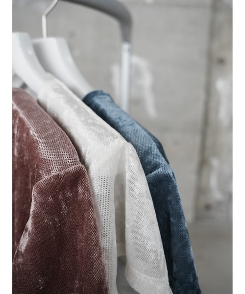 tシャツ 半袖 「JAPAN MADE」slit mesh velour tops レディース | Katrin TOKYO | 06
