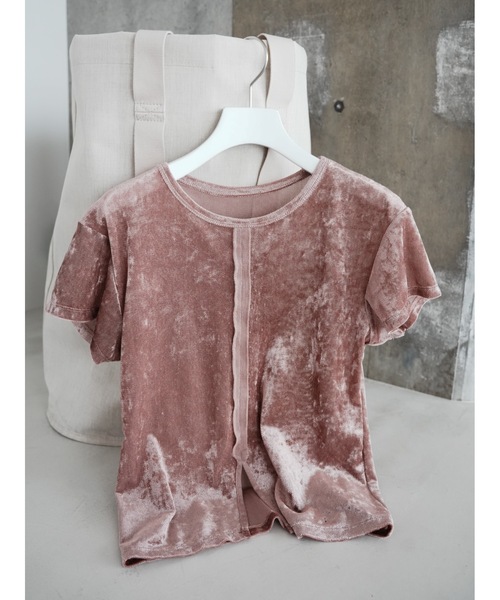 tシャツ 半袖 「JAPAN MADE」slit mesh velour tops レディース | Katrin TOKYO | 08