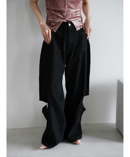 tシャツ 半袖 「JAPAN MADE」slit mesh velour tops レディース | Katrin TOKYO | 21