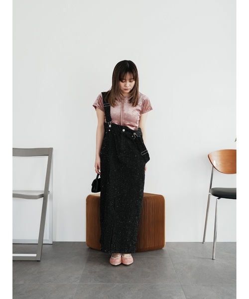 tシャツ 半袖 「JAPAN MADE」slit mesh velour tops レディース | Katrin TOKYO | 22