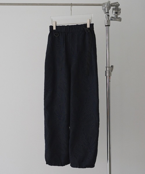anuke（アンヌーク） パンツ anuke Jacquard Drawstring Pants 