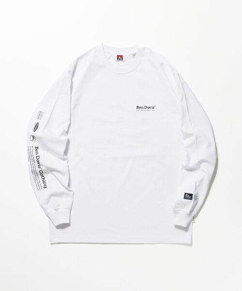 「BEN DAVIS/WHITE LABEL」 長袖Tシャツ LARGE グレー系その他 メンズ_画像7