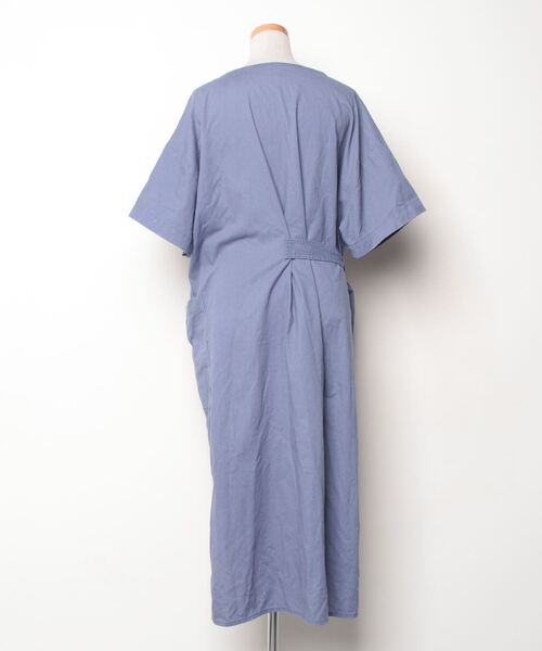 「RNA-N」 半袖ワンピース MEDIUM ブルーパープル レディース_画像2