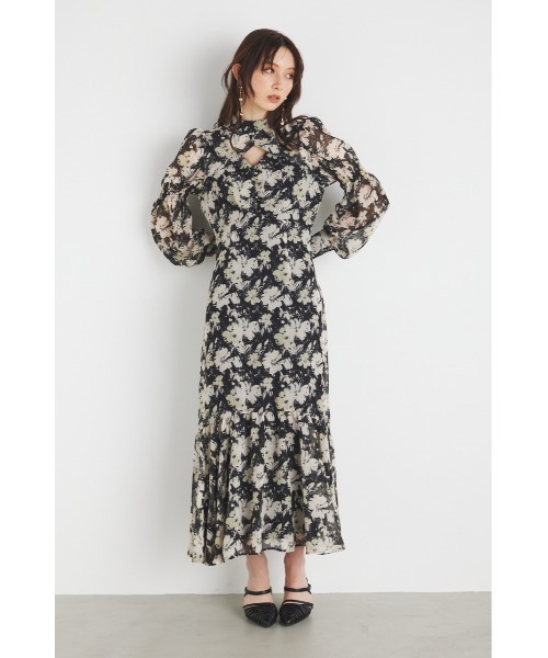 「rienda」 長袖ワンピース SMALL ブルー レディース_画像2