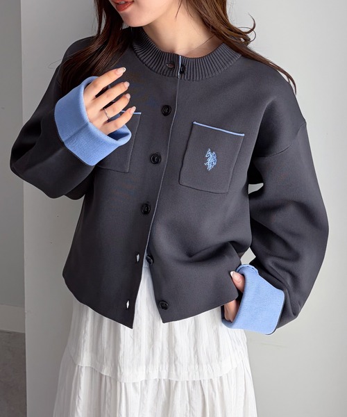U.S. POLO ASSN.（ユーエスポロアッスン） カーディガン RANAN/solleim