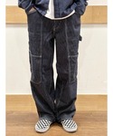 ワイドパンツ ジーンズ スーパーバギー ストラ...の詳細画像5