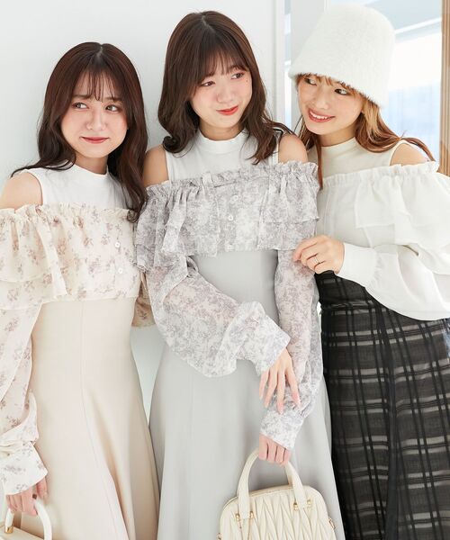 「MAJESTIC LEGON」 ドッキングワンピース SMALL ブラック系その他 レディース_画像3