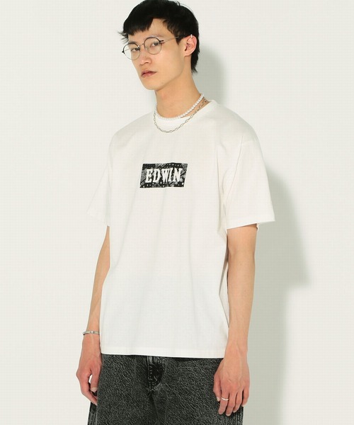 Tシャツ Tシャツ 公式 Edwin ボックスロゴ クルーネック 半袖tシャツ バンダナ Zozotown Paypayモール店 通販 Paypayモール