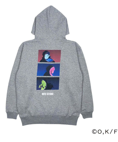 MFC STORE パーカー × 炎炎ノ消防隊 HOODED TYPE2 メンズ レディース 