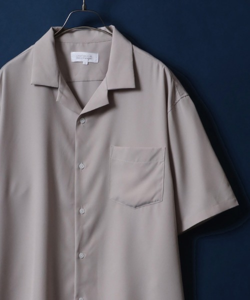 ANPAS（アンパス） シャツ Cool ＆ Dry Touch Fabric Oversized Open
