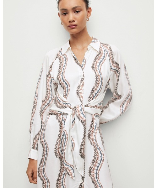 ALLSAINTS シャツワンピース CLANETTA LETICIA MIDI SHIRT DRESS