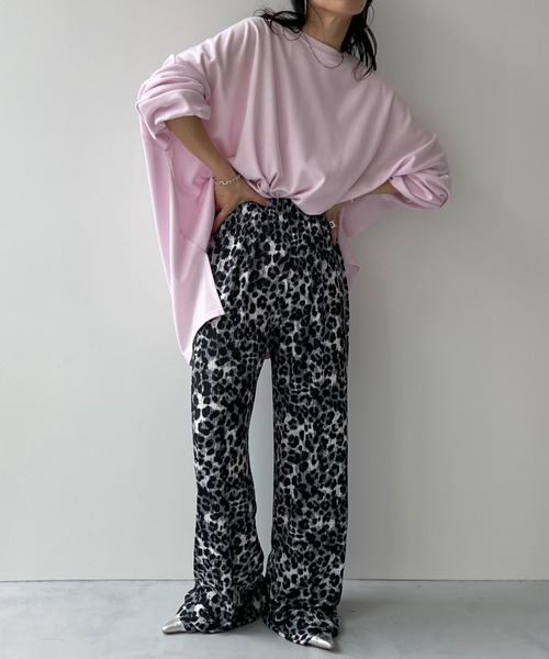 wee9s スウェットパンツ ジャージ SHOUBU PANTS / レオパード