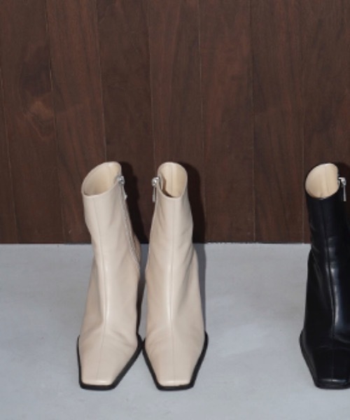 CLANE(クラネ) ブーツ SQUARE EDGE SHORT BOOTS レディース CLANE(クラネ) ブーツ SQUARE EDGE SHORT BOOTS レディース