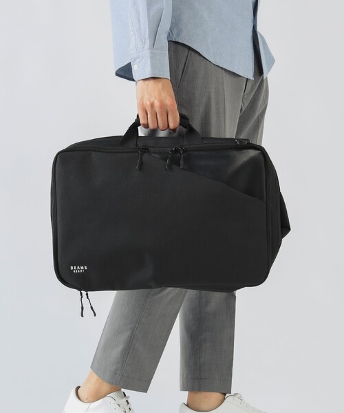 BEAMS HEART グレー リュック・バックパック　3way 3WAY バッグパック【ノートPC収納】（バックパック/リュック