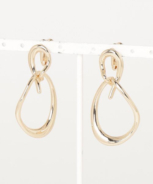 SETUP7（セットアップセブン） イヤリング 「GOLDY」メタル ツイスト