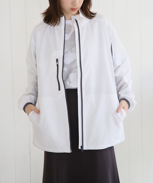 ARULLE ライトナイロンシャツジャケット　ドロストコード ARULLE ライトナイロンシャツジャケット ドロストコード ao057_1.jpg