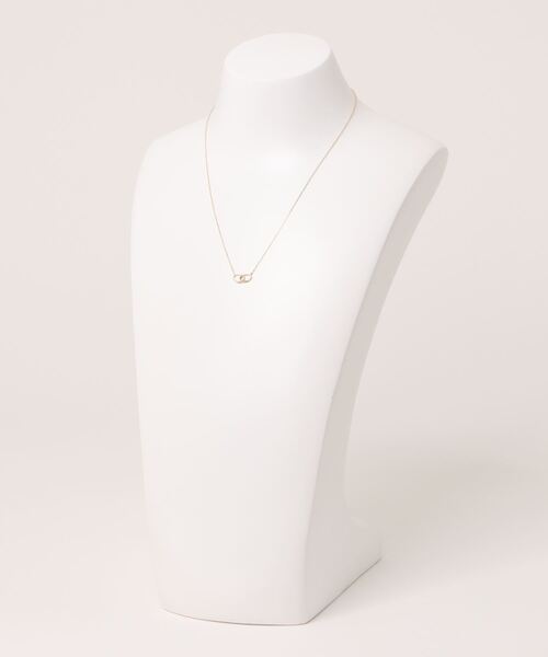 con affetto ♡18金♡一粒ダイヤネックレス con affetto(ファッション) ネックレス K18 1粒ダイヤネックレス