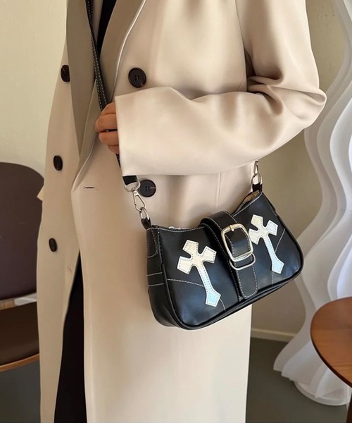 shopnikoniko（ショップにこにこ） ショルダーバッグ バッグ 十字架