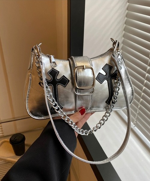 shopnikoniko（ショップにこにこ） ショルダーバッグ バッグ 十字架